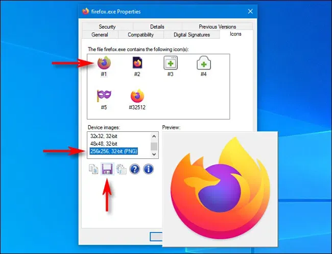 Windows Exeファイルからアイコンを抽出する方法