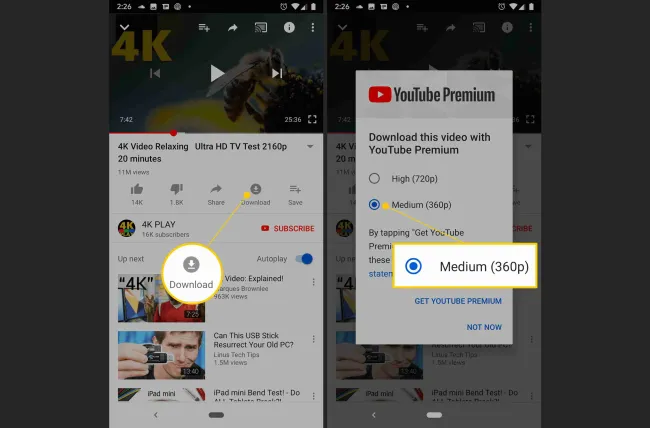 如何在android设备上下载youtube视频