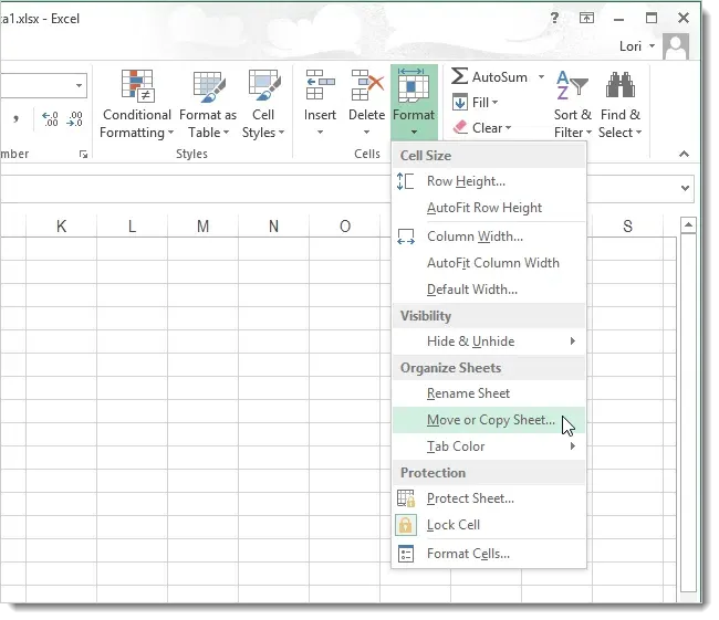 Excel 2013でワークシートを簡単に移動またはコピーする方法