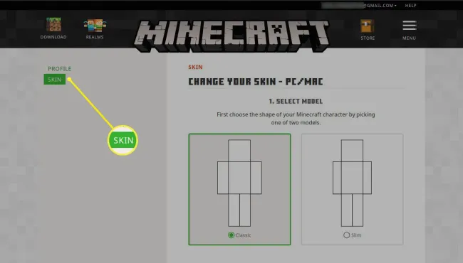 Minecraftスキンの入手方法