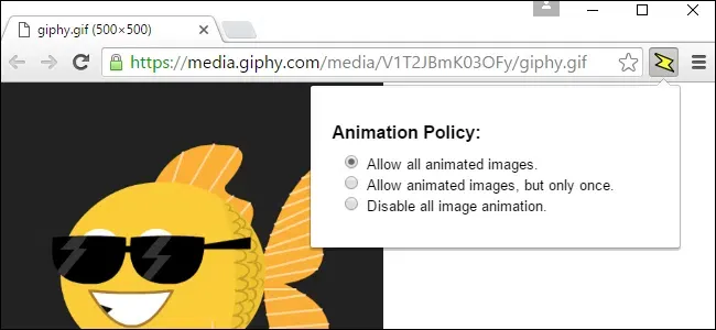 Webブラウザでアニメーションgifの再生を停止する方法