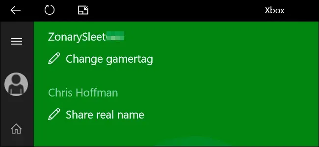 Windows 10でxbox Gamertag名を変更する方法
