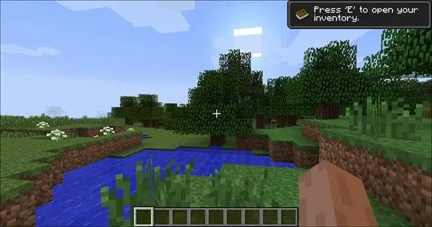 开始使用minecraft