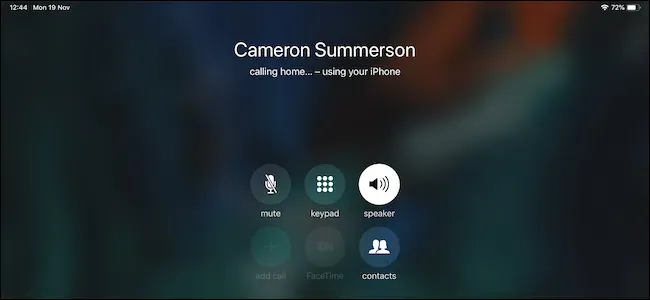 Ipadで通話を作成して応答する方法