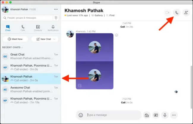 Skypeで音声およびビデオ通話を行う方法