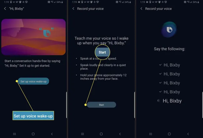 Samsung Galaxyでbixbyを使用する方法
