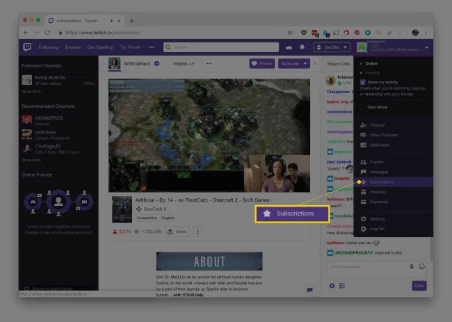 Twitchサブスクリプション 仕組み