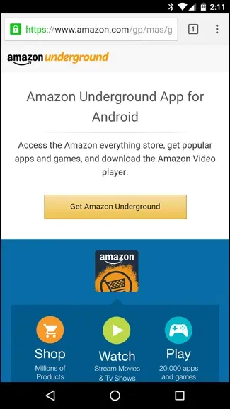 如何在android上使用amazon Underground免费获得大量应用内购买