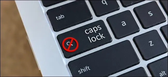 あなたのchromebookの上でキャップロックキーを得る方法