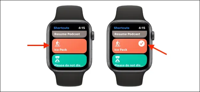Apple Watchでショートカットを使用する方法