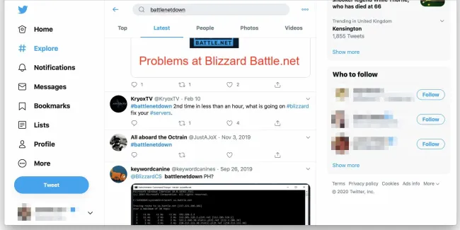 Blizzard Battle Netはダウンしていますか それともあなただけですか