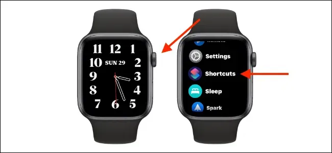 Apple Watchでショートカットを使用する方法