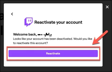 Twitchアカウントを無効または削除する方法