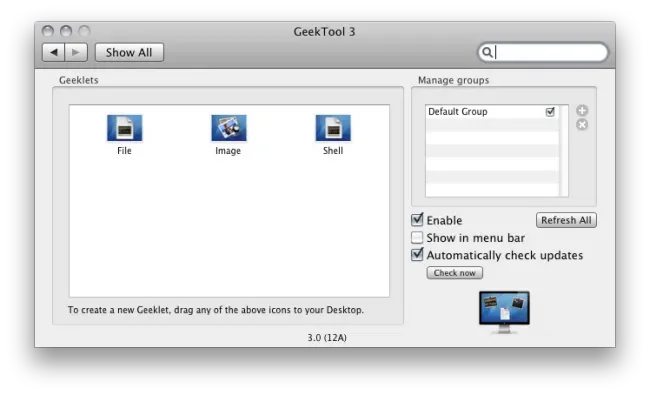 Mac Os Xでgeektoolを使用してデスクトップto Doリストを設定する方法