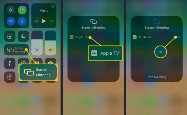 Apple Airplay And Mirroring, How To Stop Mirroring From Iphone