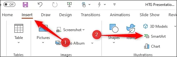 Microsoft Powerpointでタイムラインを作成する方法