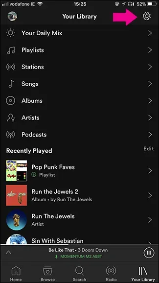 Iosおよびandroidでspotifyのイコライザーを有効にする方法