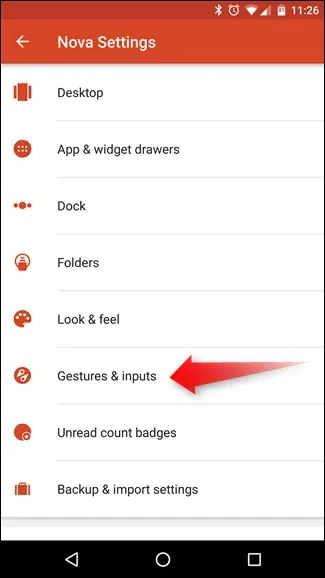 Nova Launcher Gesturesを使用してandroidsホーム画面でさらに便利なショートカットを作成する