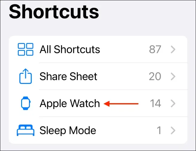 Apple Watch Faceからショートカットを起動する方法