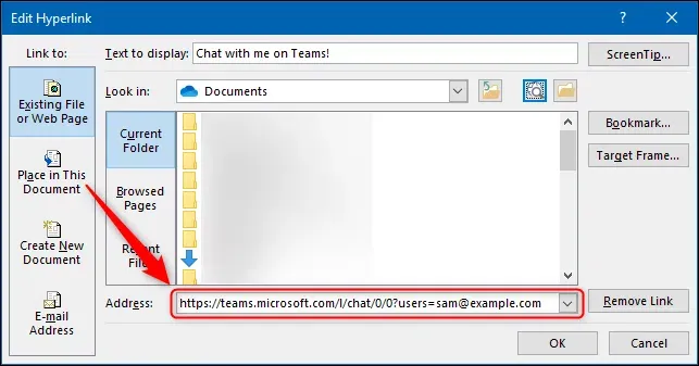 メール署名にmicrosoft Teamsチャットリンクを追加する方法