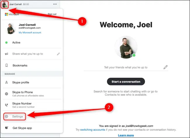 Skypeビデオ通話の背景を変更する方法