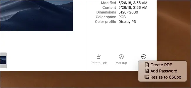 Macos Mojaveで独自のクイックアクションを作成する方法