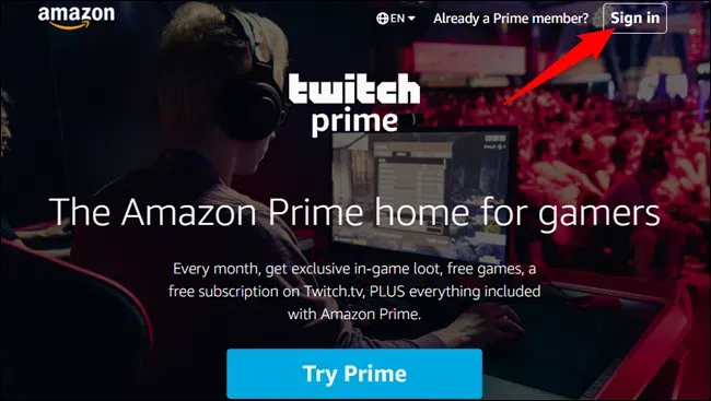 Twitch Primeから無料ゲームとゲーム内アイテムを請求する方法