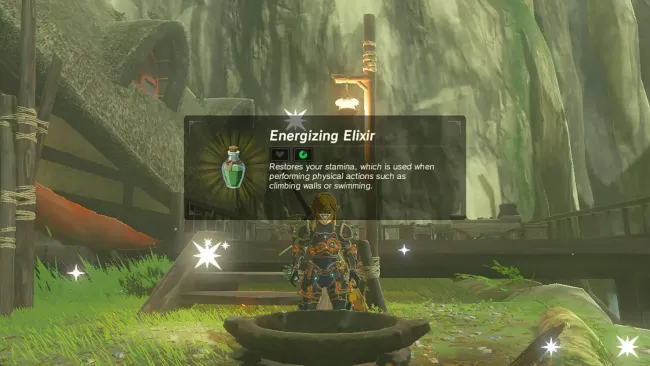 ゼルダでエリクサーを作る方法 Botw