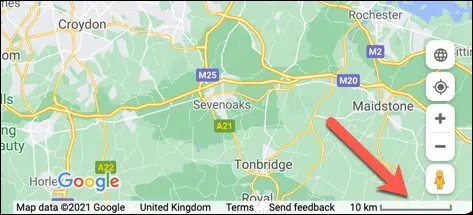 マイルからキロメートルまでgoogle Mapsのスケールを変える方法