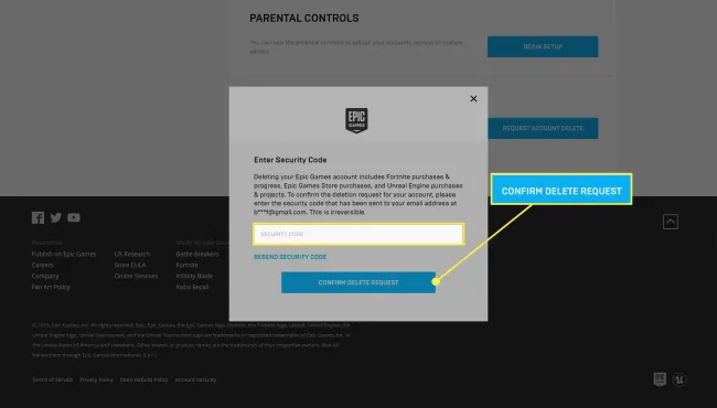 Epic Gamesアカウントを削除する方法