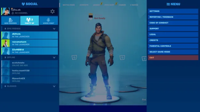 Fortniteゲーム内ビデオチャットの使用方法